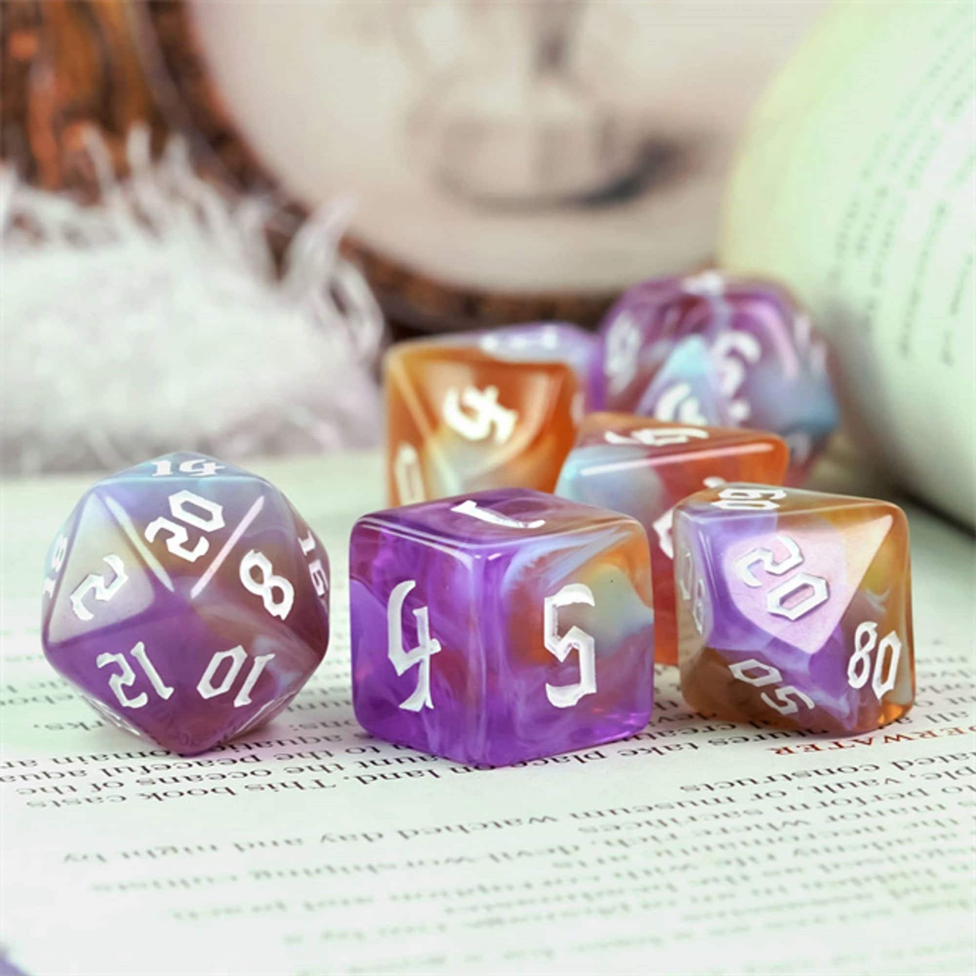 Purple Worm DND/TTRPG DICE SET - Dicemaniac
