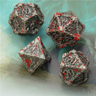 Dagger of Venom Splattered Battle Blood Metal Rogue Style DND/TTRPG Dice set - Dicemaniac