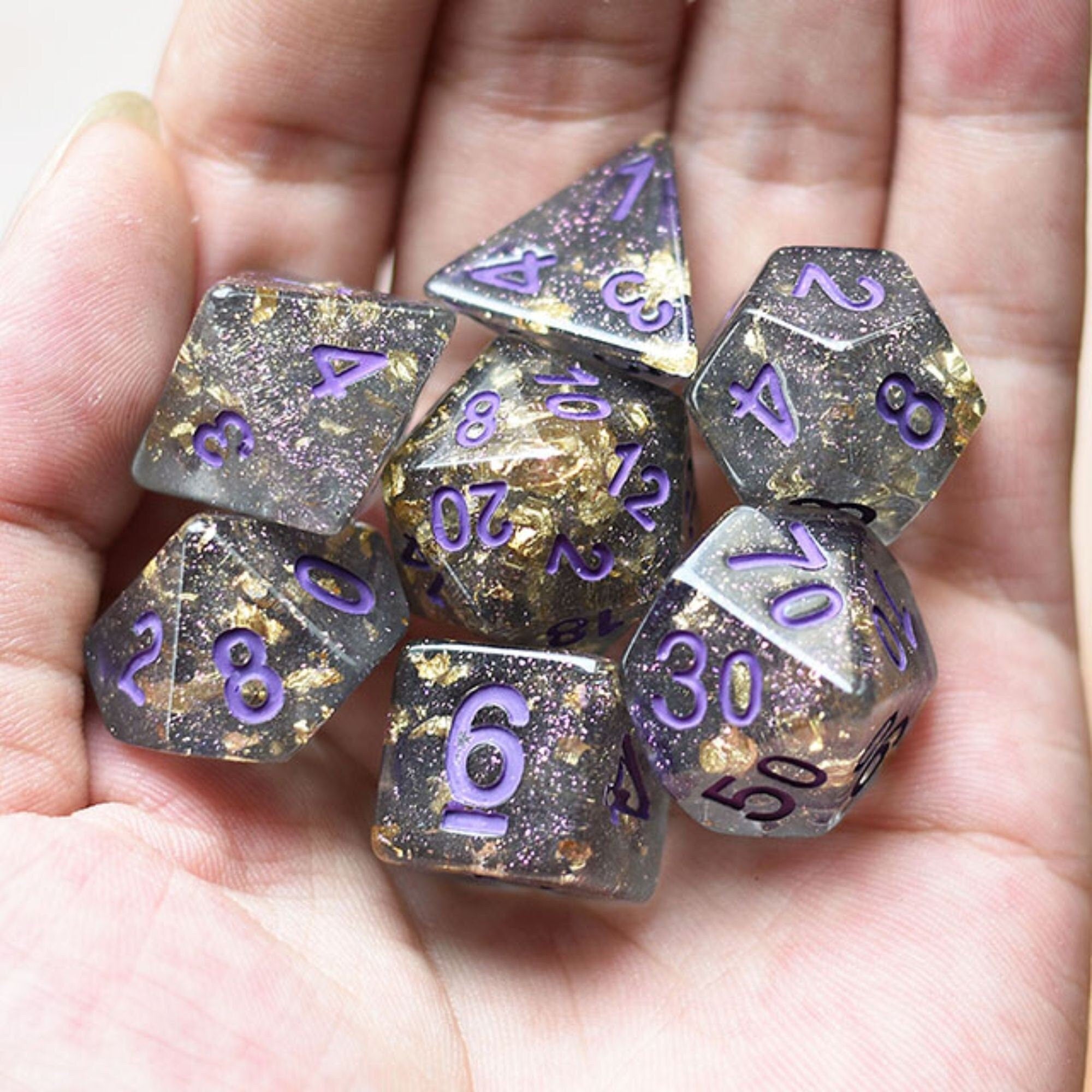 Moon Rock DND/TTRPG Dice set - Dicemaniac