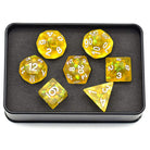 Tuscan Sun Dragons Scales DND/TTRPG Dice set - Dicemaniac