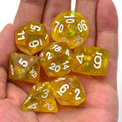 Tuscan Sun Dragons Scales DND/TTRPG Dice set - Dicemaniac