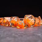 Peeled Orange DND/TTRPG Dice set - Dicemaniac